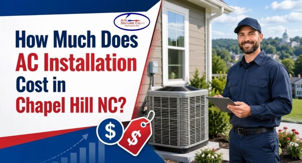 How Much Does AC Installation Cost in Chapel Hill NC in 2026?