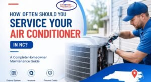 Read more about the article How Often Should You Service Your Air Conditioner in NC? A Complete Homeowner Maintenance Guide