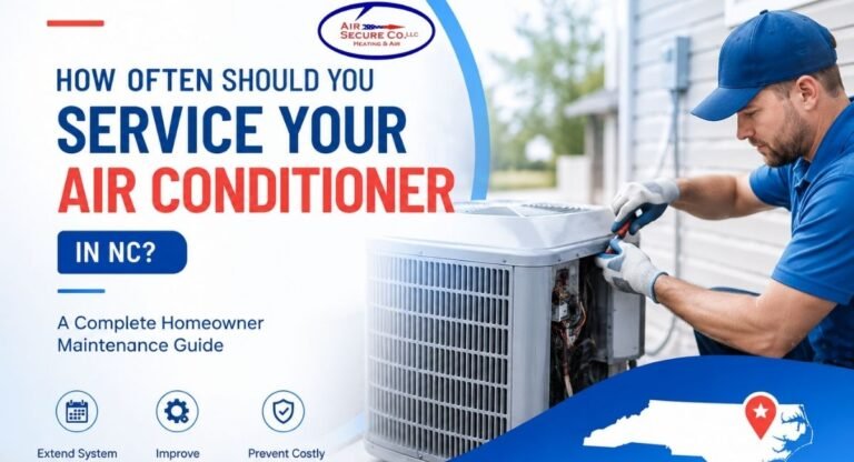 Read more about the article How Often Should You Service Your Air Conditioner in NC? A Complete Homeowner Maintenance Guide