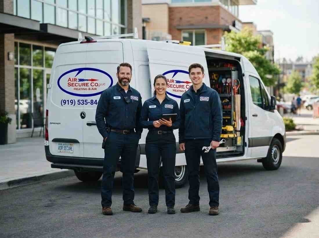 Air Secure Co. HVAC technician team in Cary NC