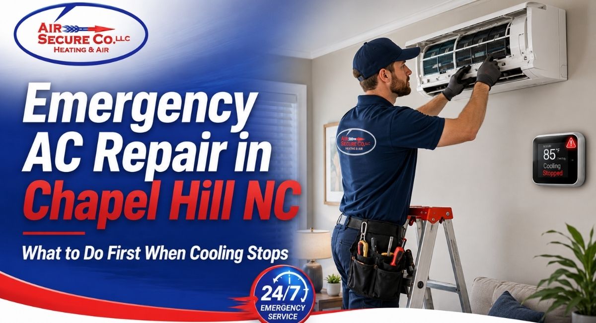 Emergency AC Repair in Chapel Hill NC: What to Do First When Cooling Stops
