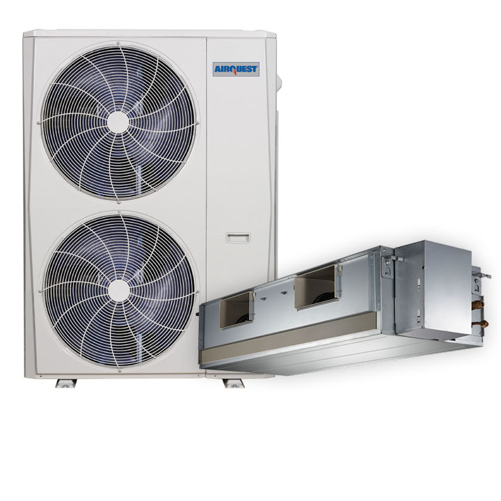 Ducted heat pump systems